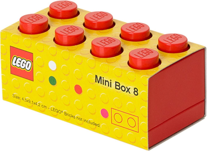 8 Stud Mini Box Red