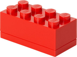 8 Stud Mini Box Red