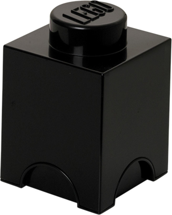 Storage Brick 1 Stud Black