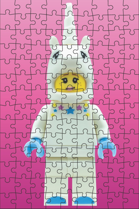 Mystery Minifigure Mini-Puzzle (Red Edition)