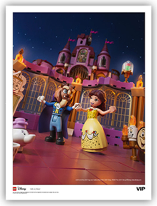 Belle & Beast Art Print