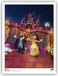 Belle & Beast Art Print