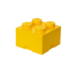 Žlutá úložná kostka se 4 výstupky