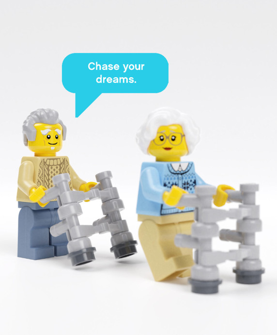 Obálky a kartičky na vzkazy s minifigurkami LEGO®