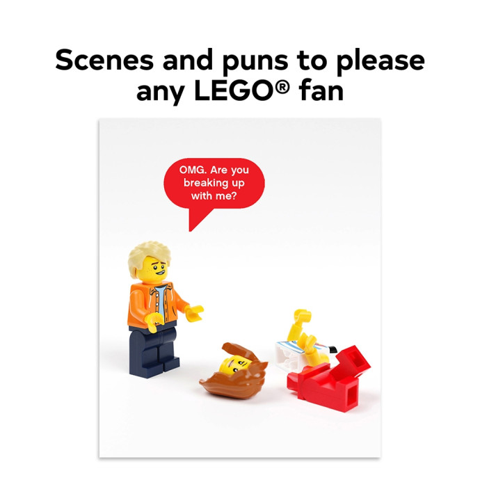 Obálky a kartičky na vzkazy s minifigurkami LEGO®