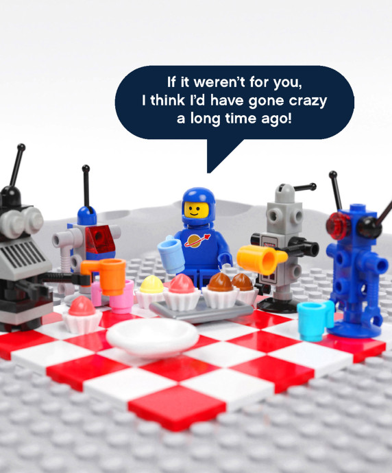 Obálky a kartičky na vzkazy s minifigurkami LEGO®