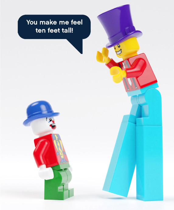 Obálky a kartičky na vzkazy s minifigurkami LEGO®