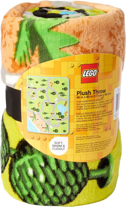 City Town Map 46 in x 60 in Throw