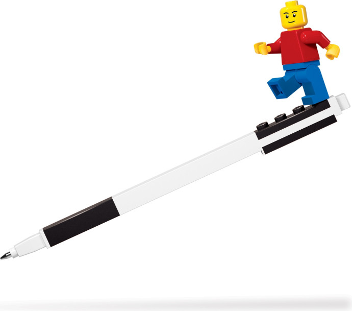 Pen Pal Gel Pen with Minifigure – Black