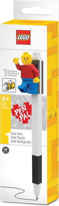 Pen Pal Gel Pen with Minifigure – Black