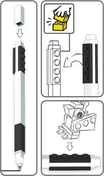 Pen Pal Gel Pen with Minifigure – Black