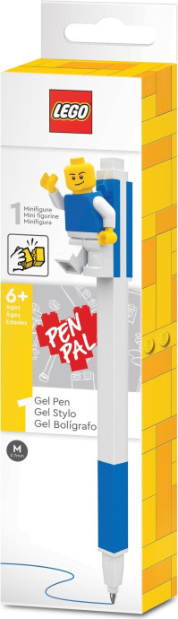 Pen Pal Gel Pen with Minifigure – Blue