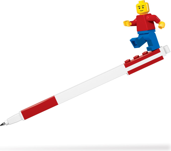 Pen Pal Gel Pen with Minifigure – Red