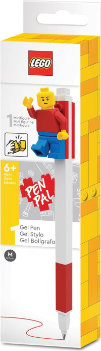 Pen Pal Gel Pen with Minifigure – Red
