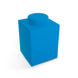 Modrá lampička v podobě kostky 1x1