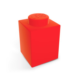Nočná lampička v tvare kocky 1 x 1 – červená