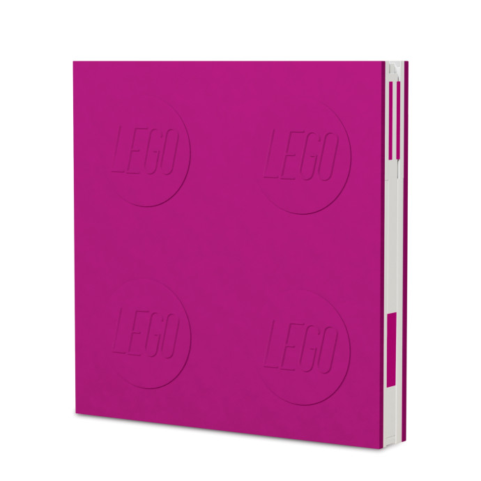 Zápisník s gelovým perem – fialová