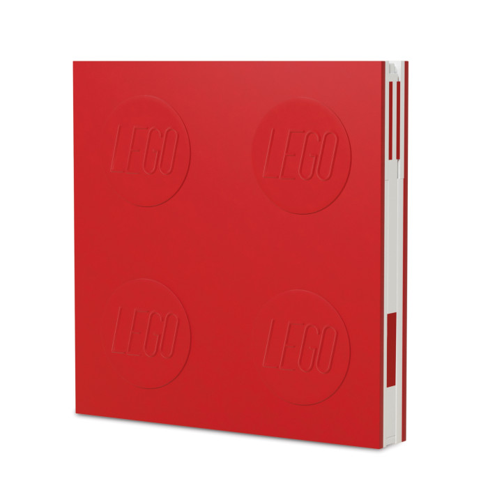 Zápisník s gelovým perem – červená