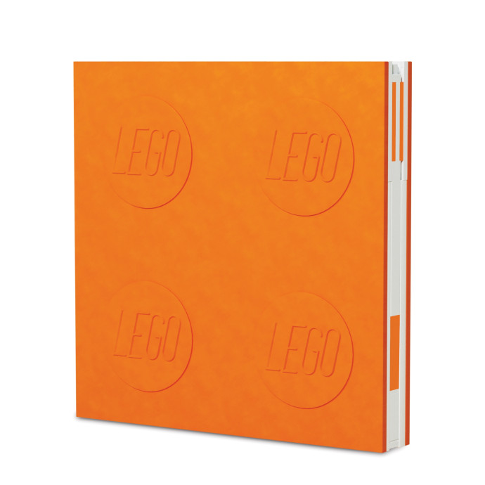 Zápisník s gélovým perom – oranžový
