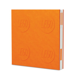 Zápisník s gelovým perem – oranžová
