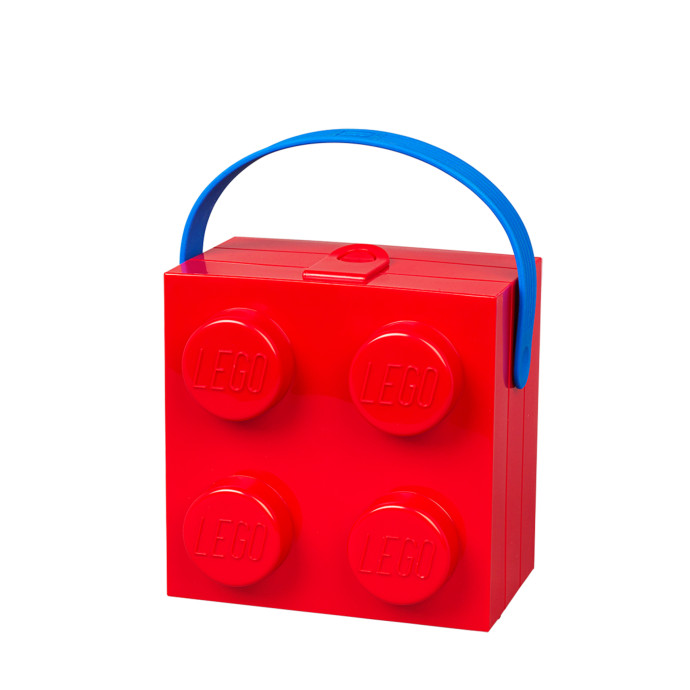 Červený box s rukoväťou