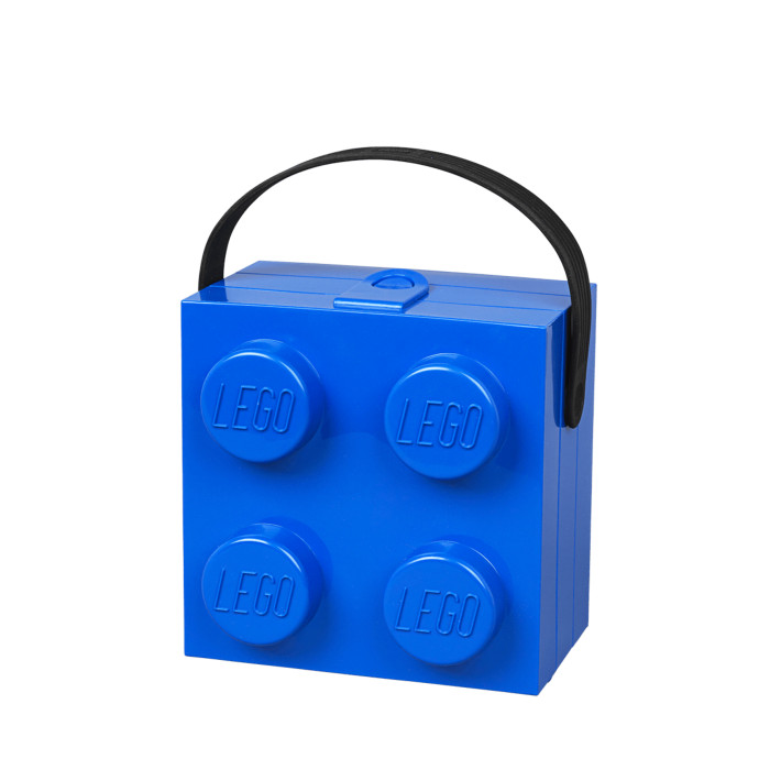 Modrý box s rukoväťou
