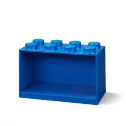 Polička z kocky s 8 výstupkami – modrá