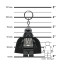 Svietiaca kľúčenka – Darth Vader™