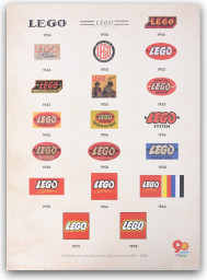 Vintage LEGO Logo Poster