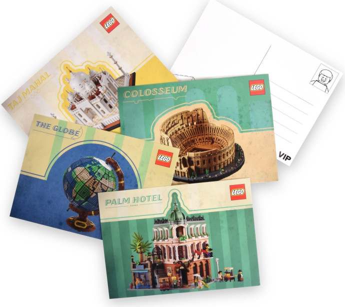 LEGO Travel Postcard Set