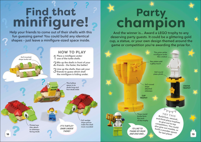 Party Ideas s exkluzivním mini modelem LEGO dortu
