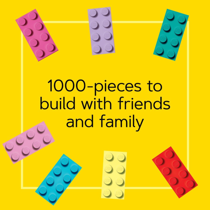 1 000-dielikové puzzle: Dúha minifigúrok