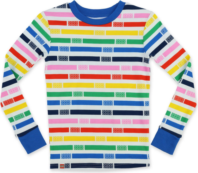Multicolored T Shirt and Pants 2 Piece Set