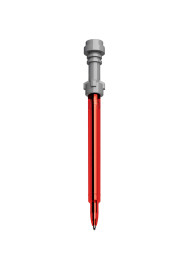 Gélové pero v tvare svetelného meča – červená