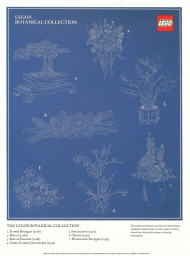 Botanical Collection Art Print - Blueprint