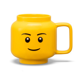 Velký keramický hrnek s chlapcem