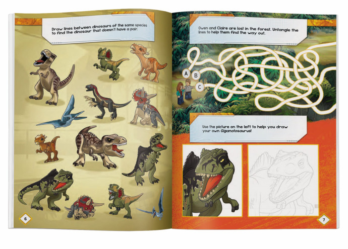 Jurassic World Activity Landscape Box