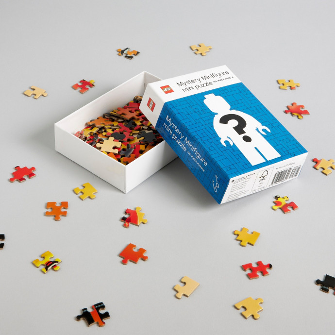 Mystery Minifigure Mini-Puzzle Blue Edition