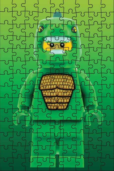 Mystery Minifigure Mini-Puzzle Blue Edition