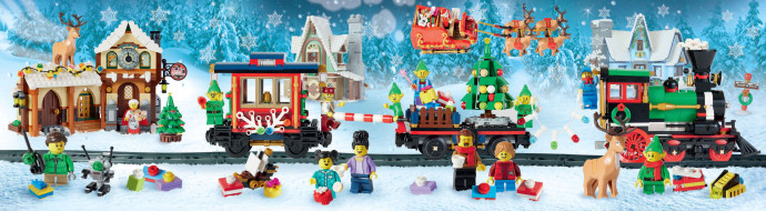 LEGO® Puzzle – Jazda vianočným vlakom
