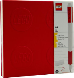 Notebook with Gel Pen – Red