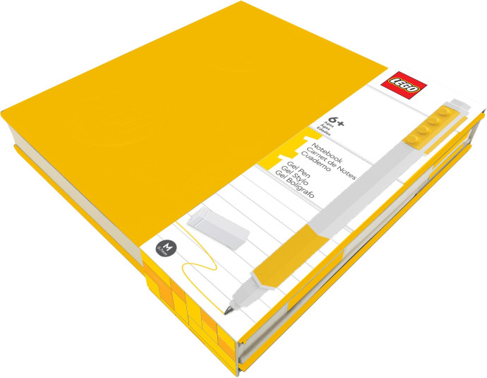 Notebook with Gel Pen – Yellow