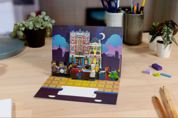 Pop-up modular building postcards, collection 1 of 2