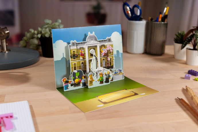 Pop-up modular building postcards, collection 1 of 2