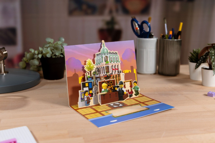 Pop-up modular building postcards, collection 1 of 2