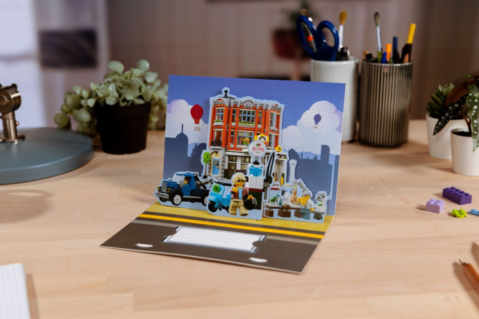 Pop-up modular building postcards, collection 2 of 2