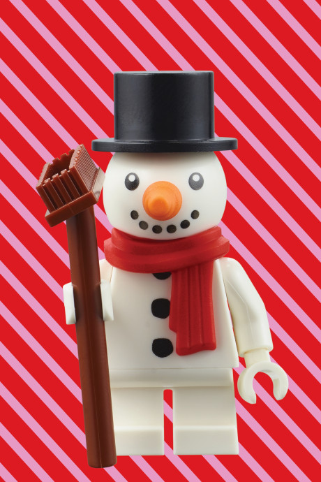 Minipuzzle s tajomnou minifigúrkou – vianočné vydanie