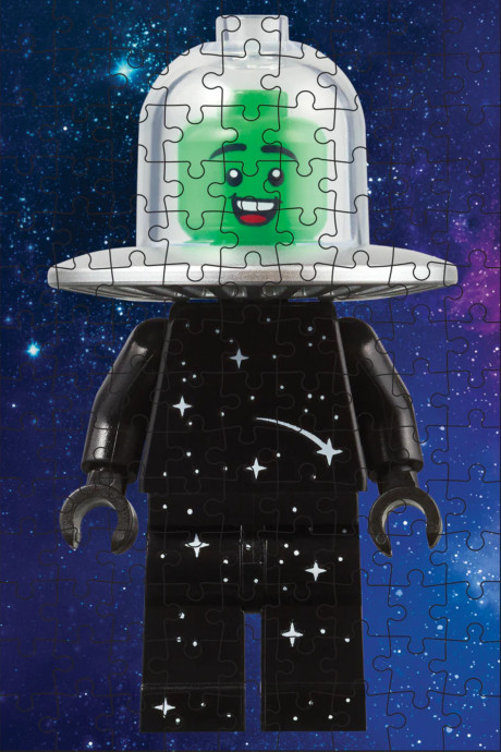 Minipuzzle s tajomnou minifigúrkou – vesmírne vydanie