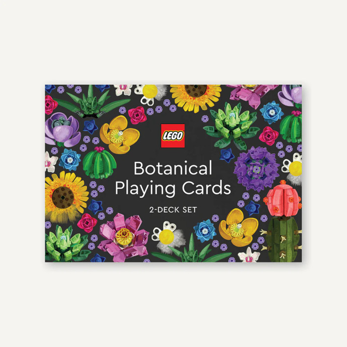 Hrací karty s botanickým motivem