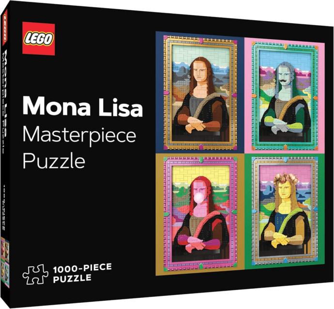 Puzzle s majstrovským dielom: 1 000-dielikové puzzle Mona Lisa